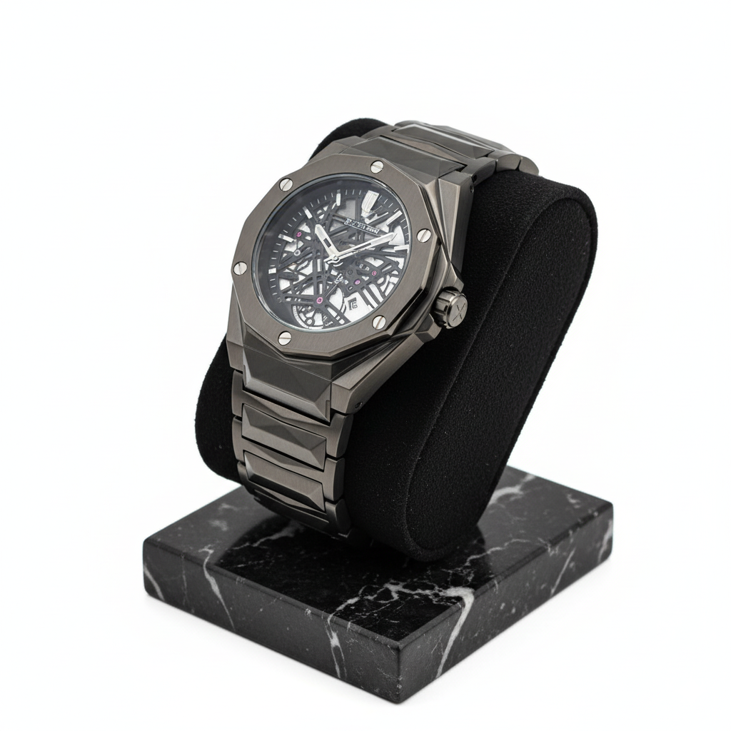 Hublot Chain Watch BlackColor and Metal Body